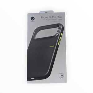 Nn7-O Beats iPhone 17 Pro Max Rugged Case w/MagSafe & Camera Control Black/Lime